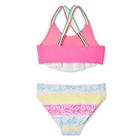 George Girls' 2-Piece Floral Fashion Swimsuit