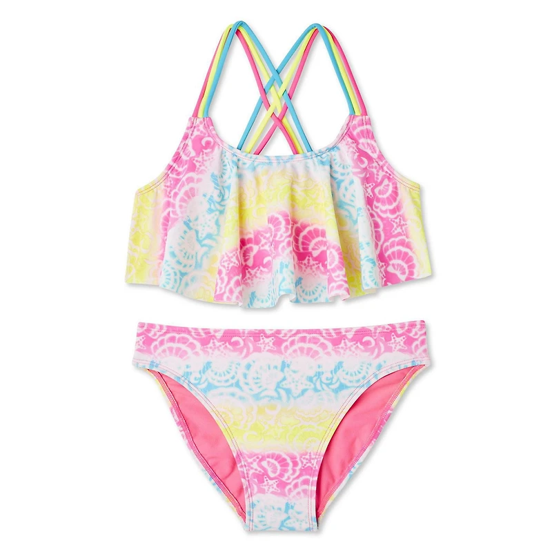 George Girls' 2-Piece Floral Fashion Swimsuit