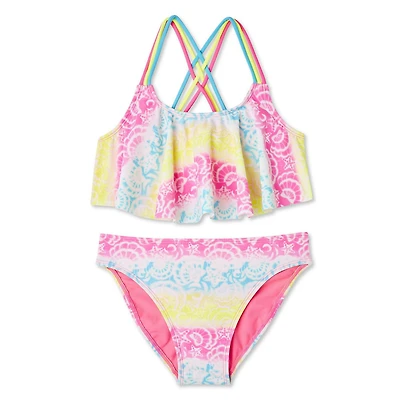 George Girls' 2-Piece Floral Fashion Swimsuit