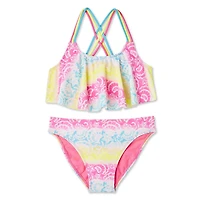 George Girls' 2-Piece Floral Fashion Swimsuit