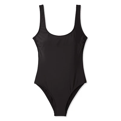 No Boundaries Women's Scoop-Neck One Piece Swimsuit