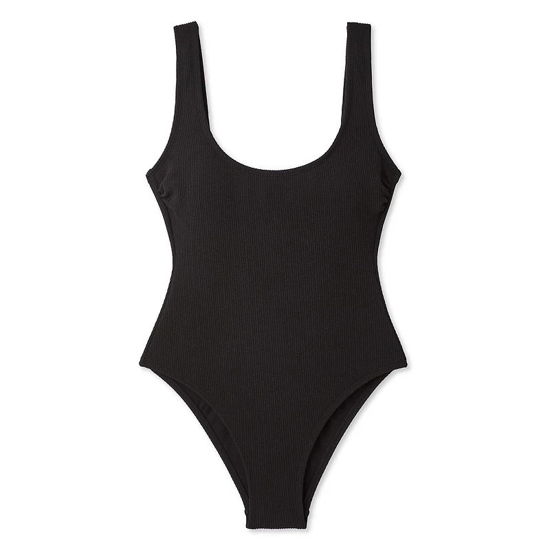 No Boundaries Women's Scoop-Neck One Piece Swimsuit