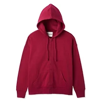 No Boundaries Women's Oversized Full Zip Hoodie