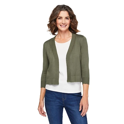 Iyla Women's 3/4 Sleeve Knit Shrug