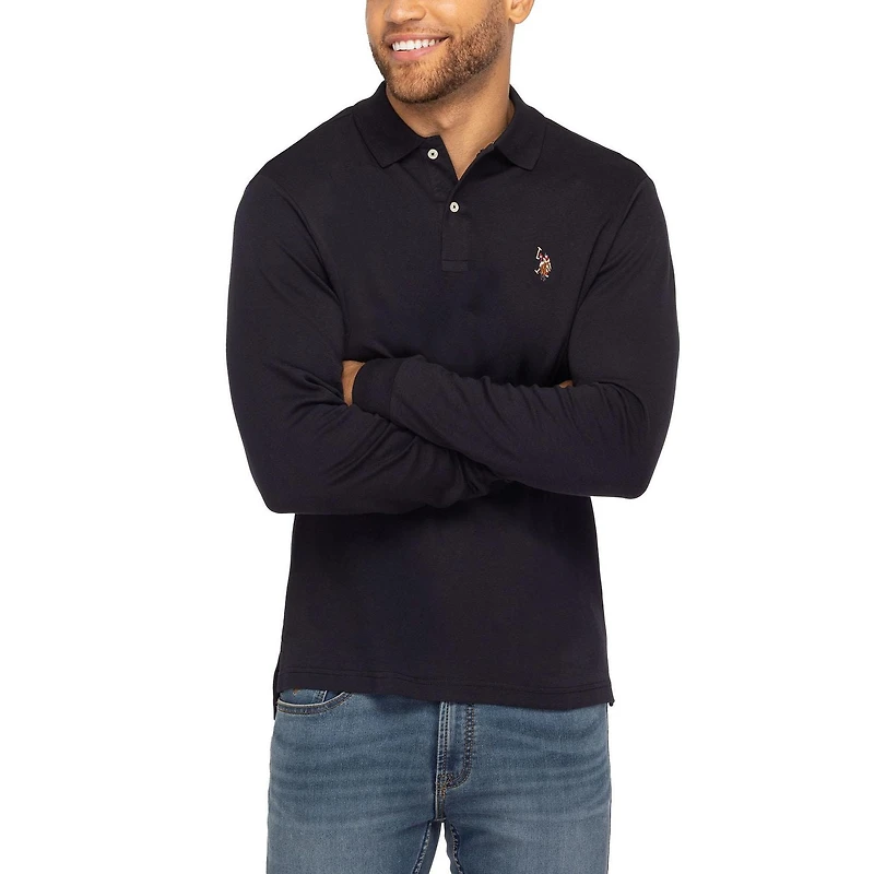 U.S. Polo Assn. Men's Polar Fleece Quarter Zip Pullover