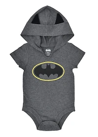 Warner Brothers Batman Hooded Bodysuit for Boys