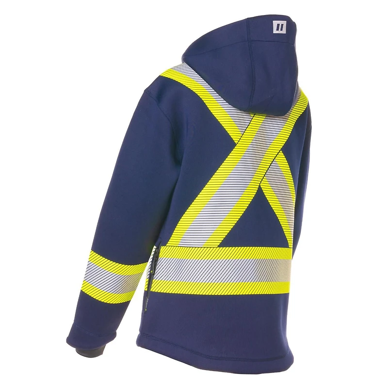 Sweat à capuche zippé Safety Technical Softshell pour femmes
