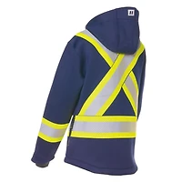 Sweat à capuche zippé Safety Technical Softshell pour femmes