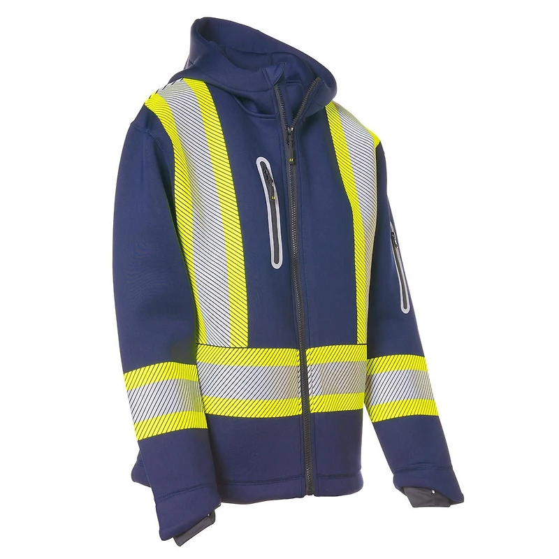 Sweat à capuche zippé Safety Technical Softshell pour femmes
