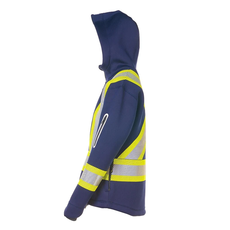 Sweat à capuche zippé Safety Technical Softshell pour femmes