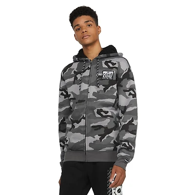 ECKO UNLTD Nomad - Sweat à capuche zippé en Sherpa