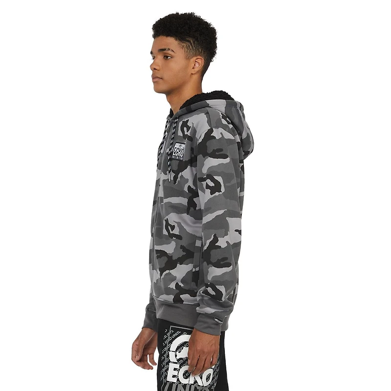 ECKO UNLTD Nomad - Sweat à capuche zippé en Sherpa