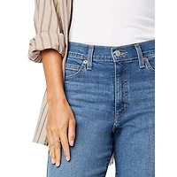 Levi Strauss Signature.MD Bermuda taille haute d’époque pour femme