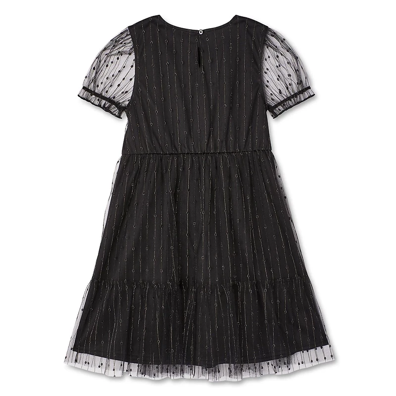 George Girls' Tiered Mesh Dress