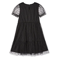 George Girls' Tiered Mesh Dress
