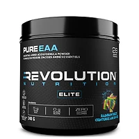 Revolution Nutrition Pure EAA Powder, Essential Amino Acids for Post Workout Recovery,  Gluten Free, Zero Calorie, Zero Sugar,with Electrolytes, 5g EAAs per Serving, Rainbow Belts, 240g (26 Servings)