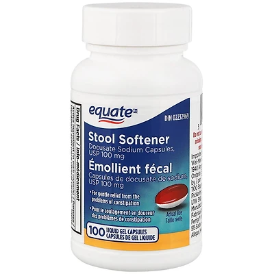 Émollients fécal Equate