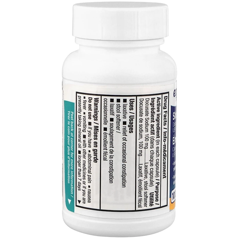 Equate Stool Softener 100 Liquid Gel Capsules