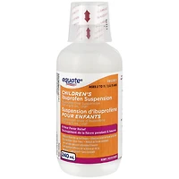 Suspension d'ibuprofène pour enfants Equate 240 ml, 100 mg/5 ml
