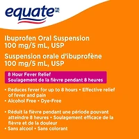 Suspension d'ibuprofène pour enfants Equate 240 ml, 100 mg/5 ml