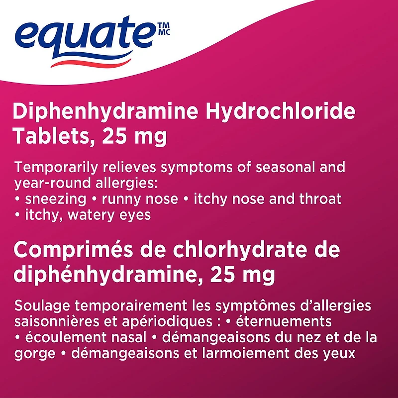 Formule contre les allergies Equate