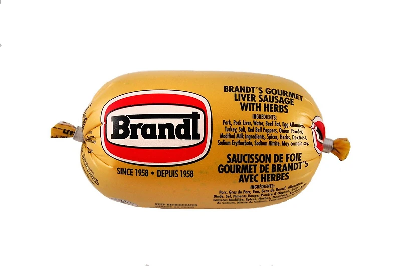 Brandt's Gourmet Liver Sausage with Herbs, Gold Liver Sausage