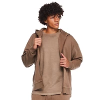 Chandail à capuche glissière manches longues sans genre No Boundaries