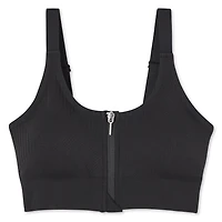 Soutien-gorge avec fermeture éclair Athletic Works pour femmes
