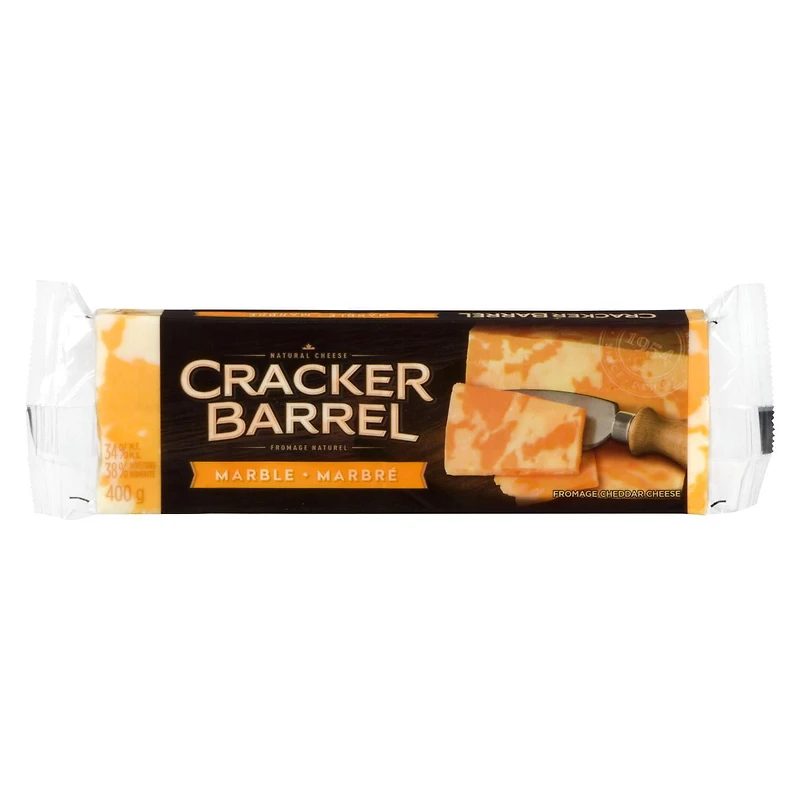 Cheddar Marbre Cracker Barrel 400G 400g
