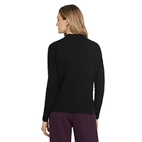 Mexx Women’s Mock Neck Sweater with High Low Hem