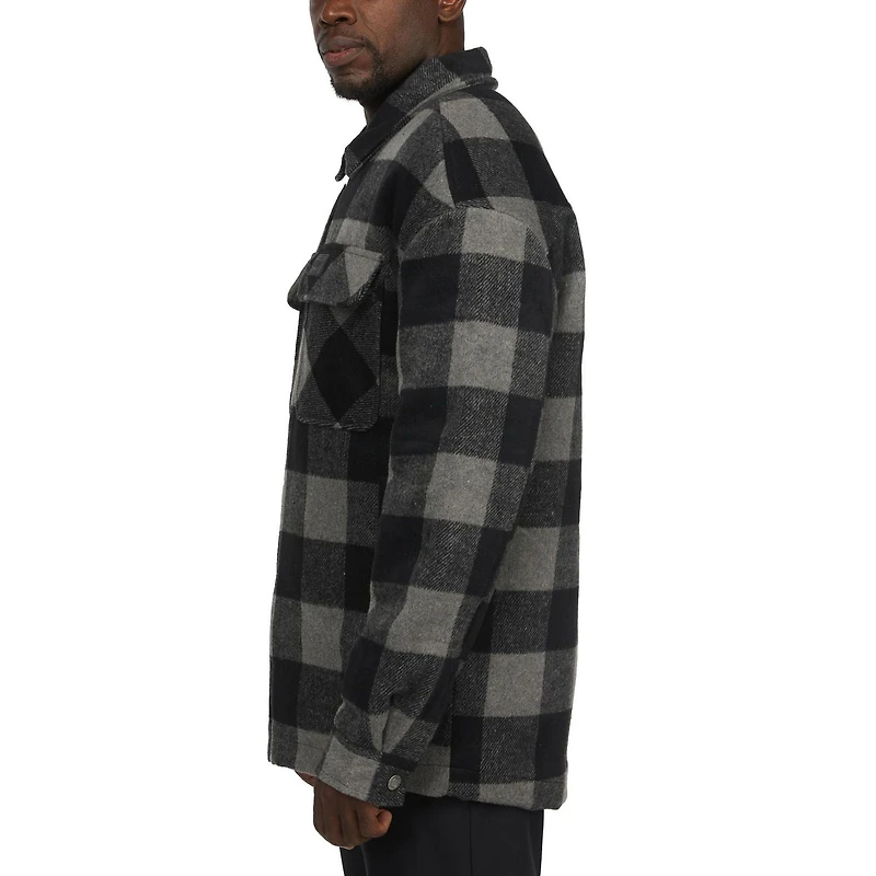 Mexx - Veste zippée à carreaux pour hommes
