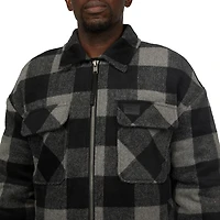 Mexx - Veste zippée à carreaux pour hommes