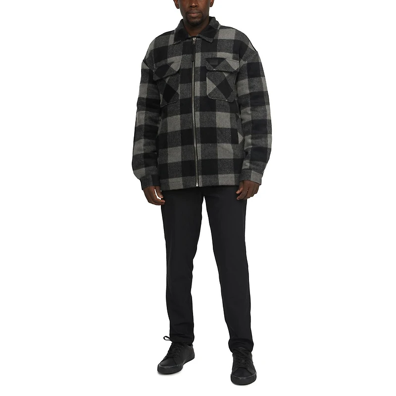 Mexx - Veste zippée à carreaux pour hommes