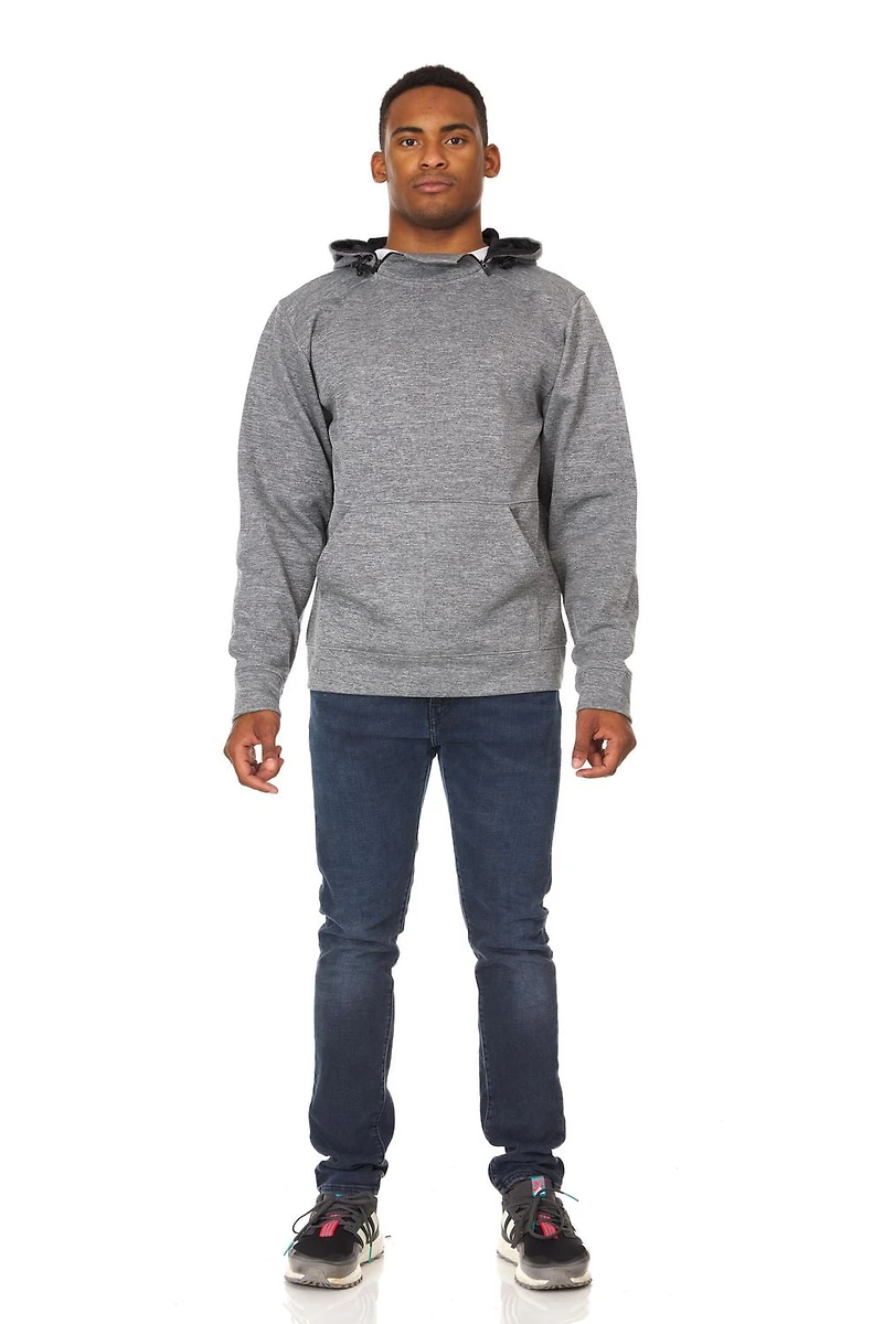 Swiss Tech Mens Pull Over Funnel Ninja Tech Fleece Hoody with Face Mask