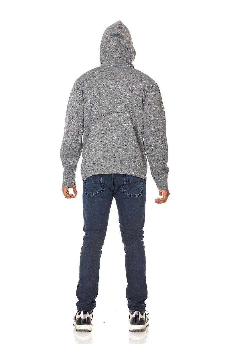 Swiss Tech Mens Pull Over Funnel Ninja Tech Fleece Hoody with Face Mask