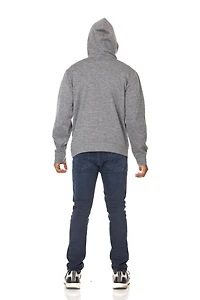 Swiss Tech Mens Pull Over Funnel Ninja Tech Fleece Hoody with Face Mask