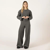 Bloom Girl Pantalon de jogging large à côtes