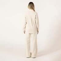 Bloom Girl Chemise à manches longues boutonnée, texture gaufrée