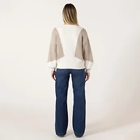 Bloom Girl bomber sleeve sweater
