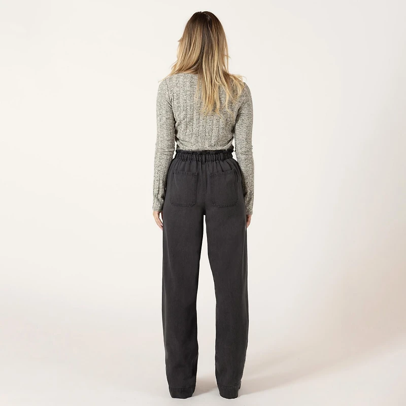 Bloom Girl denim drawing joggers with large front pockets