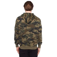 Chandail manches longues à capuchon Dark Black pour hommes