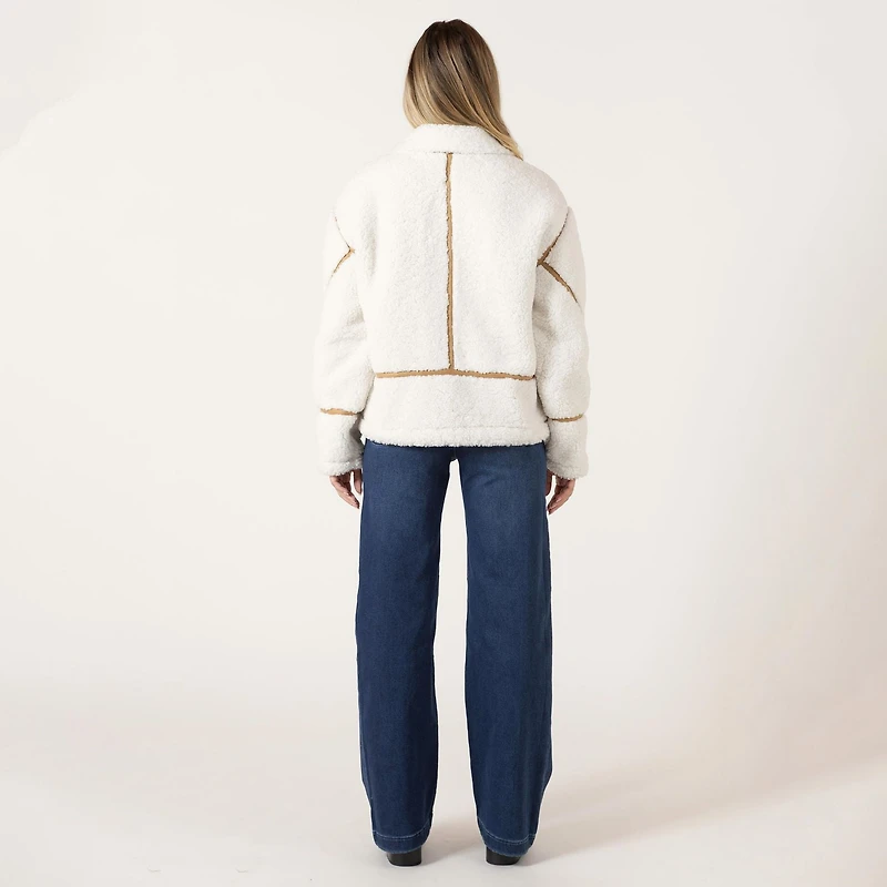 Bloom Girl Veste polaire à fermeture éclair