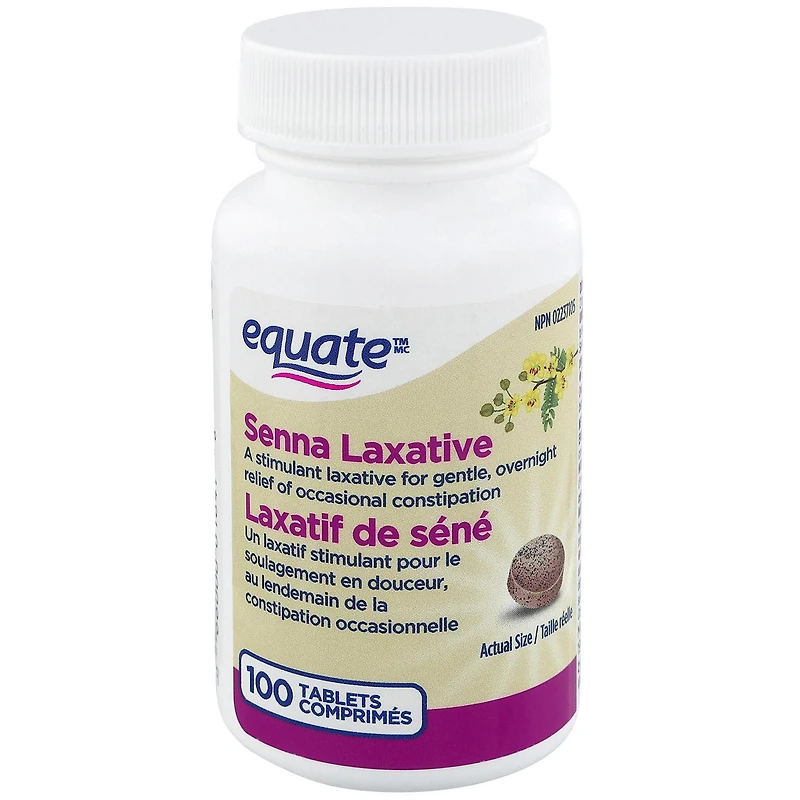 Equate Senna Laxative, 100 Tablets