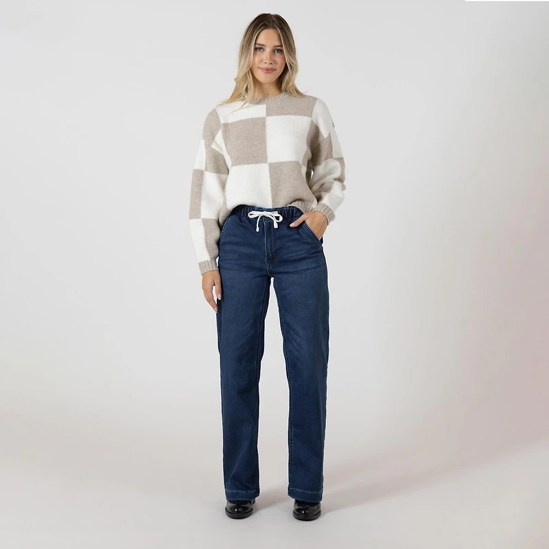 Bloom Girl Wide leg high waisted jean