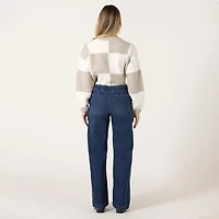 Bloom Girl Wide leg high waisted jean