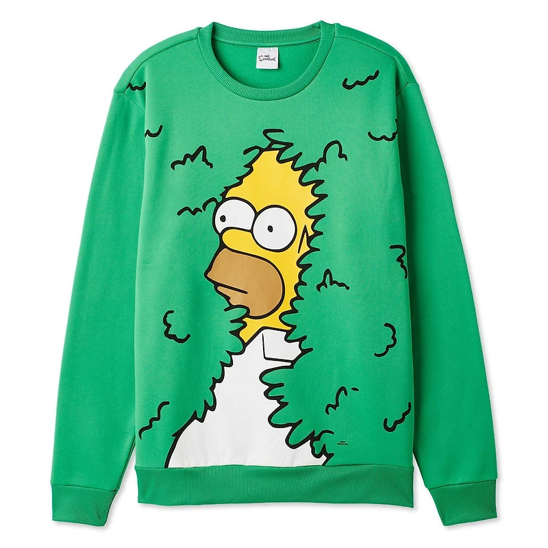 The Simpsons Men's Holiday Sweatshirt