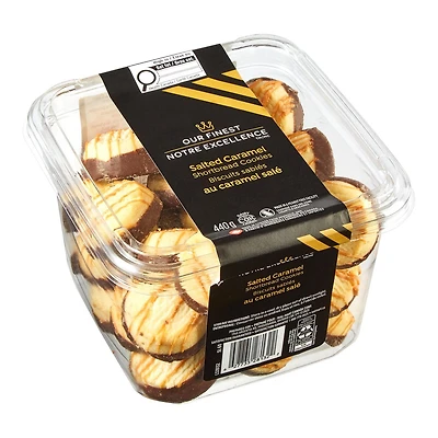 Our Finest Salted Caramel Shortbread Cookies