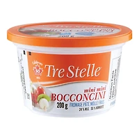 Fromage frais à pâte molle Bocconcini Mini Mini Tre Stelle 200 g