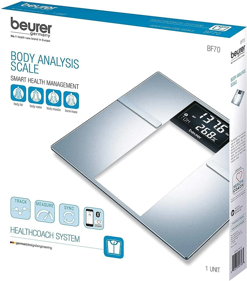 Beurer Bluetooth Smart Glass Body Analysis Scale