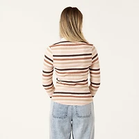 Bloom Girl Haut rayé ajusté à manches longues